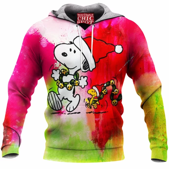 Snoopy Woodstock Fleece Hoodie