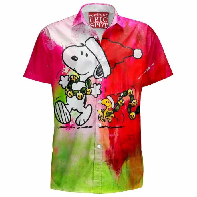 Snoopy Woodstock Hawaiian Shirt