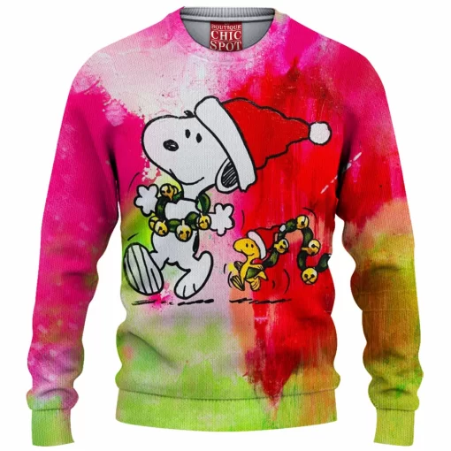 Snoopy Woodstock Knitted Sweater