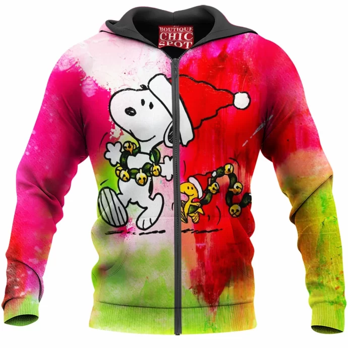 Snoopy Woodstock Zip Hoodie