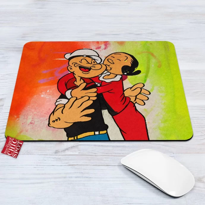 Oliver and Popeye Mouse Pad