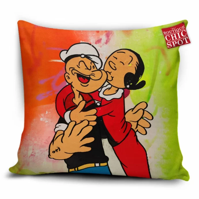 Oliver and Popeye Pillow Cover