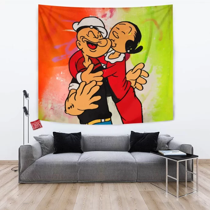 Oliver and Popeye Tapestry