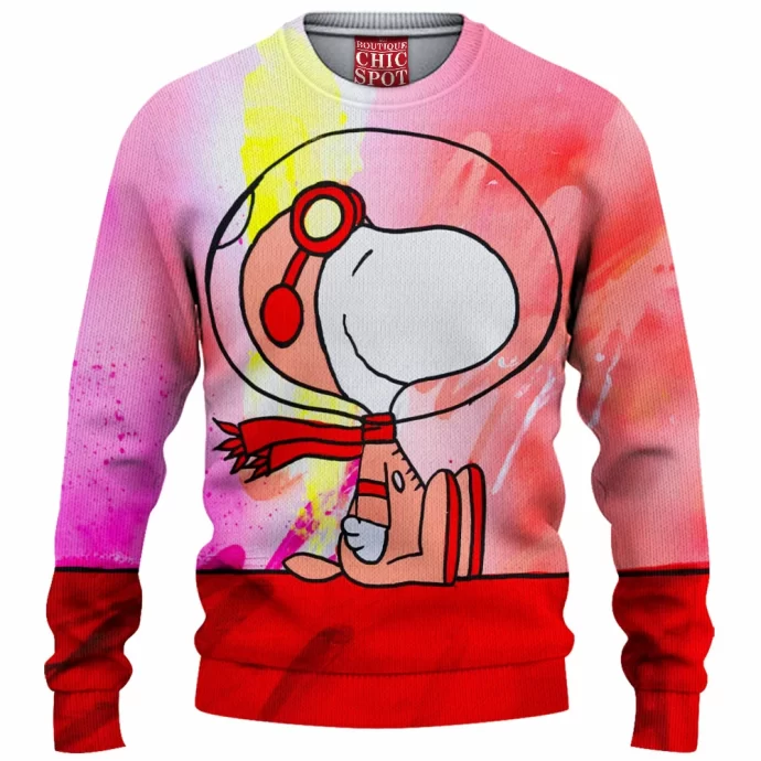 Snoopy Knitted Sweater