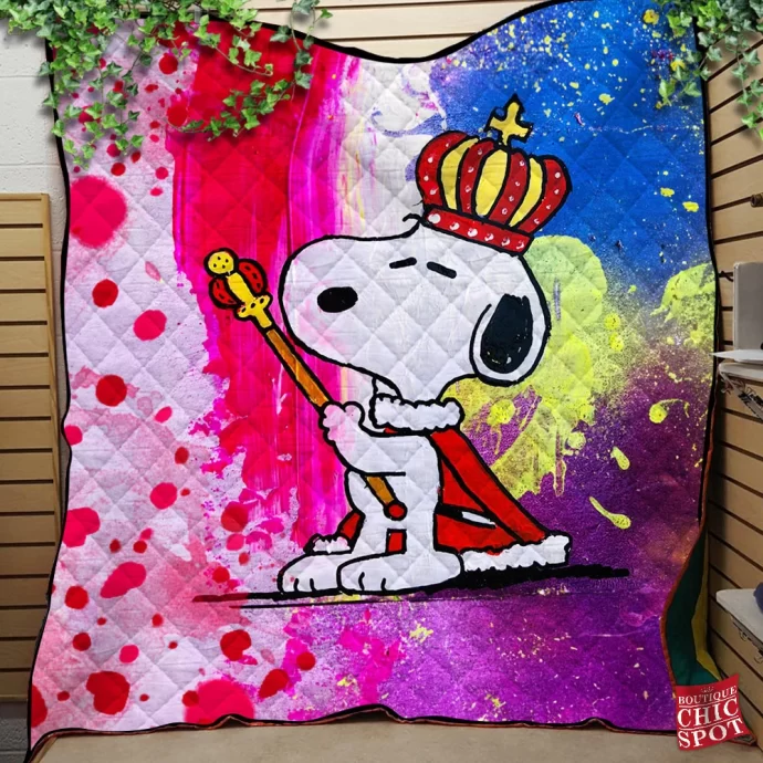 Snoopy Quilt Blanket