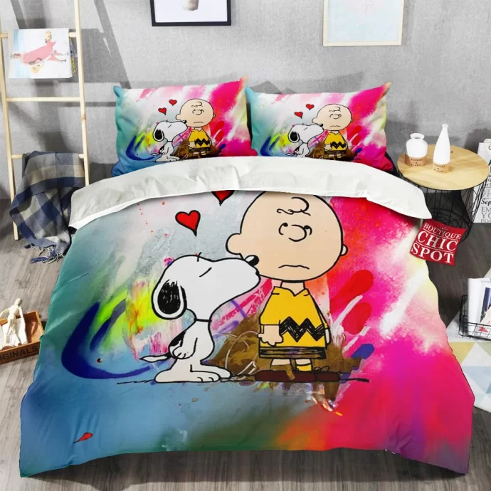 Snoopy and Charlie Brown Bedding Set