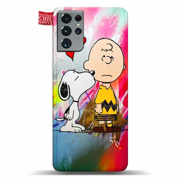 Snoopy and Charlie Brown Phone Case Samsung