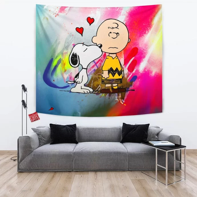 Snoopy and Charlie Brown Tapestry