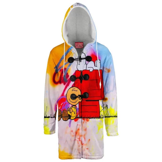 Snoopy and Charlie Brown Hooded Cloak Coat