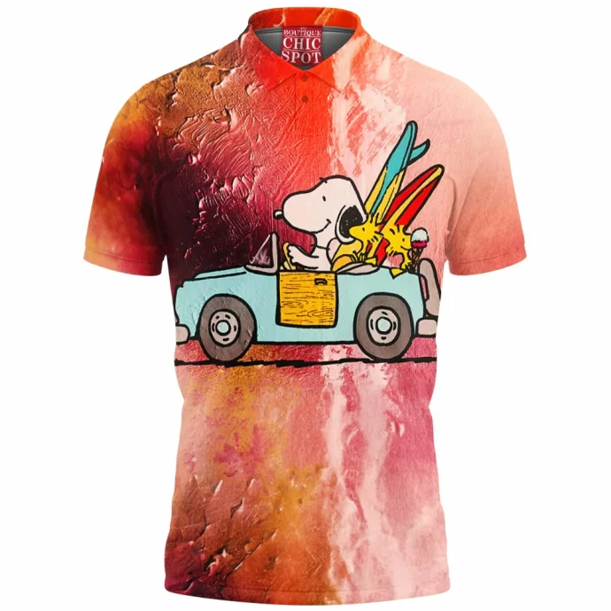 Snoopy and Woodstock Polo Shirt