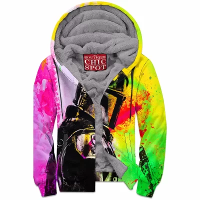 Sci-Fi Zip-Fleece-Hoodie, Star Wars Zip-Fleece-Hoodie, Stormtrooper Zip-Fleece-Hoodie