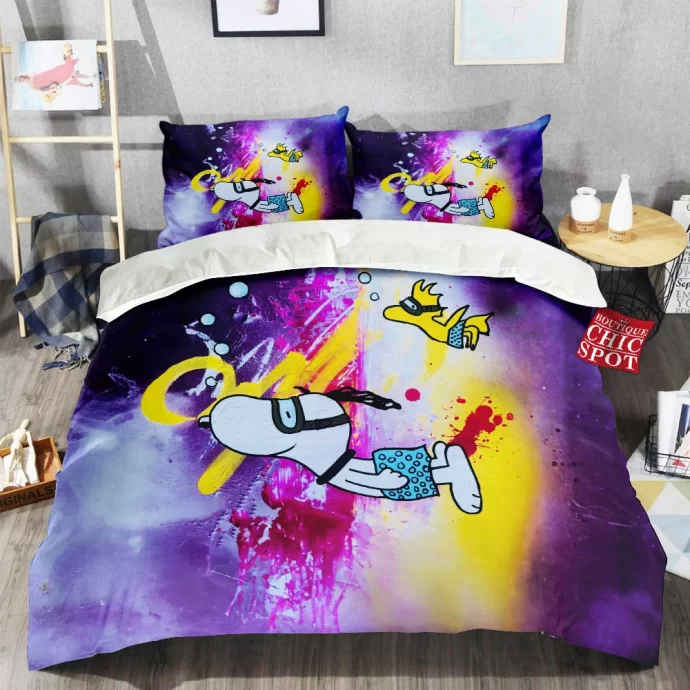 Snoopy and Woodstock Bedding Set