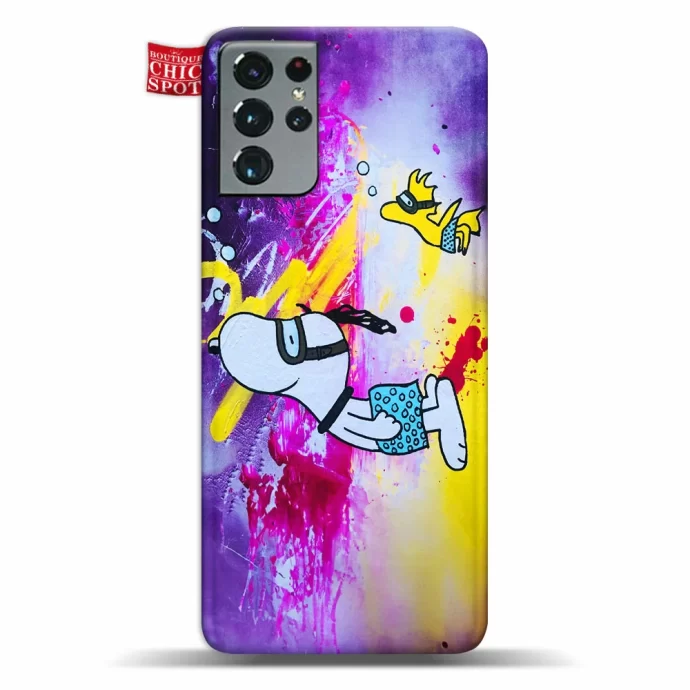 Snoopy and Woodstock Phone Case Samsung