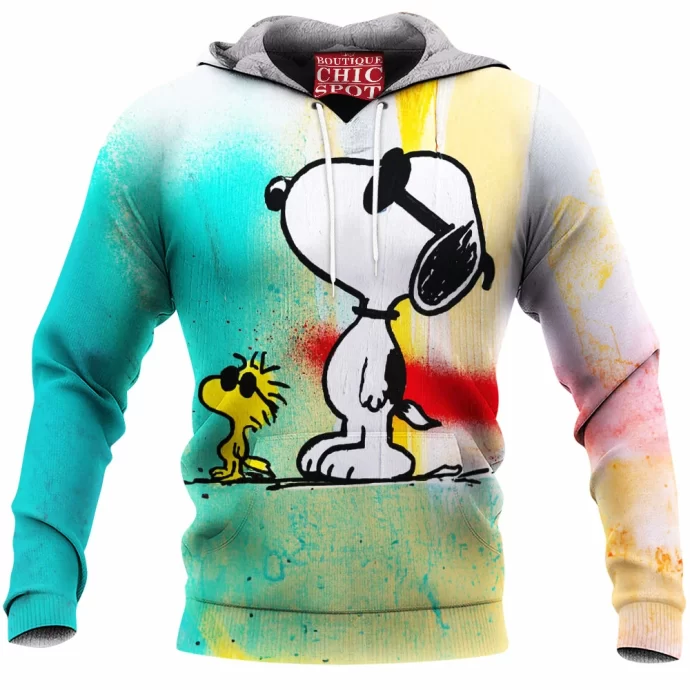 Snoopy and Woodstock Fleece Hoodie