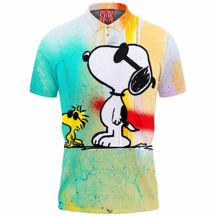 Snoopy and Woodstock Polo Shirt