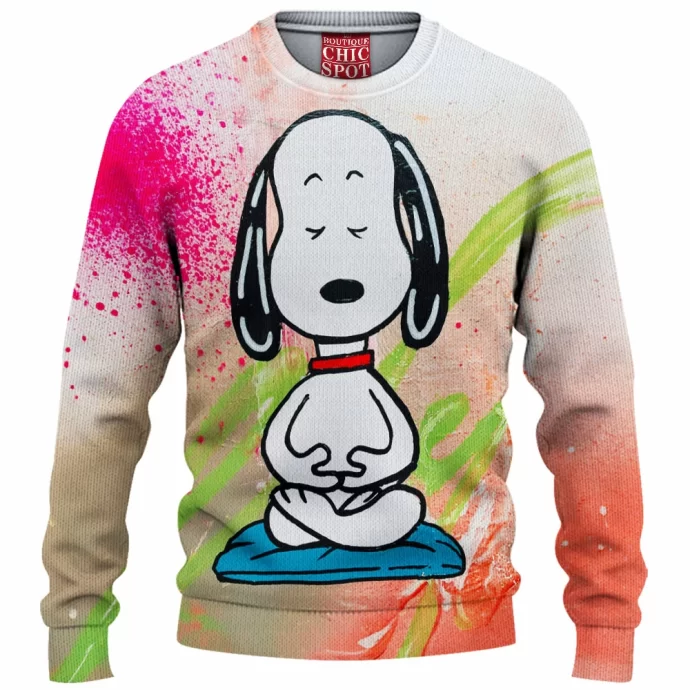 Snoopy Knitted Sweater