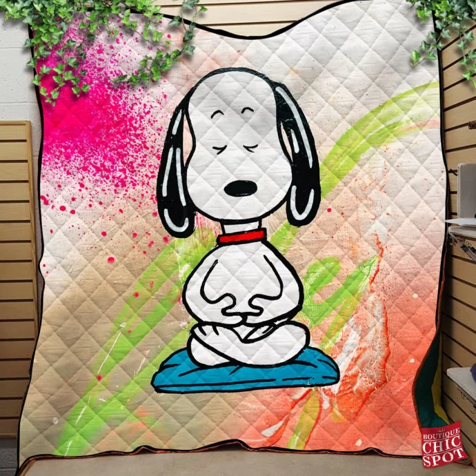 Snoopy Quilt Blanket