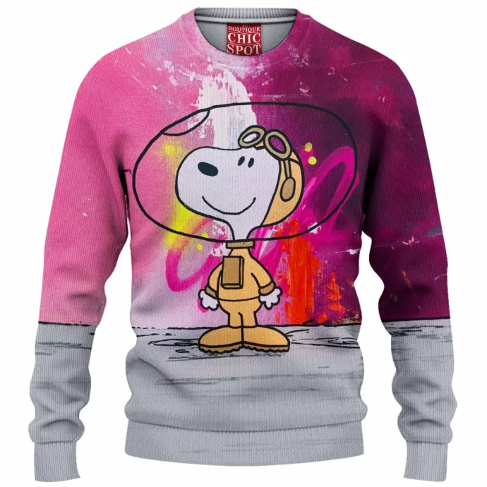 Snoopy Knitted Sweater