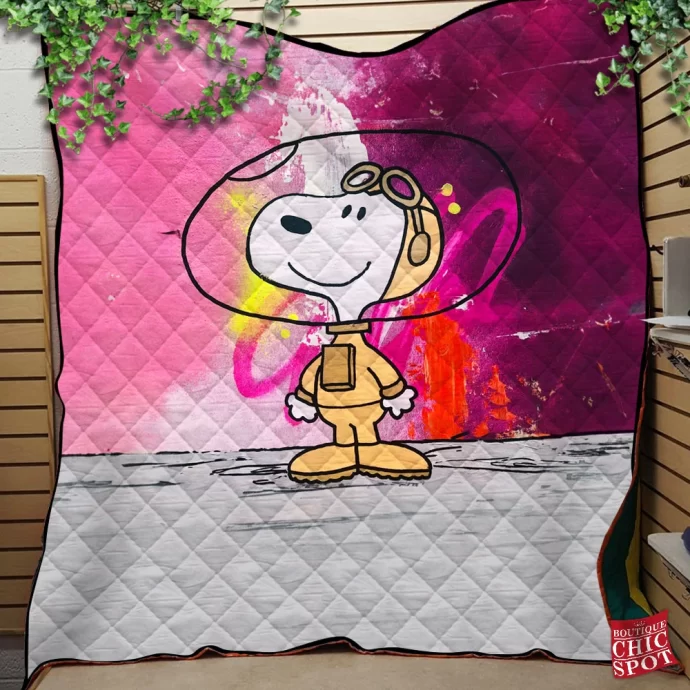 Snoopy Quilt Blanket