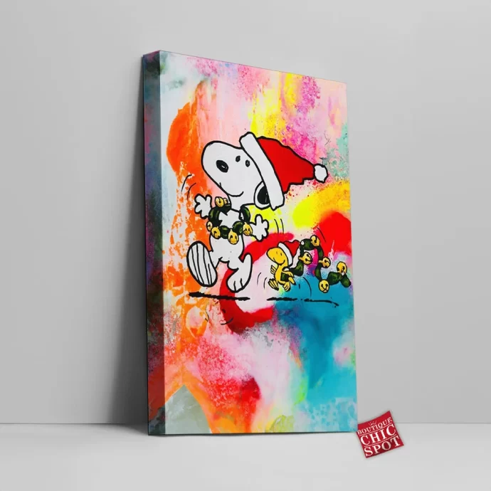 Snoopy and Woodstock Canvas Wall Art