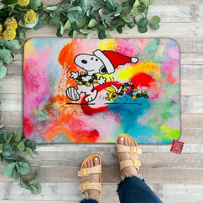 Snoopy and Woodstock Doormat