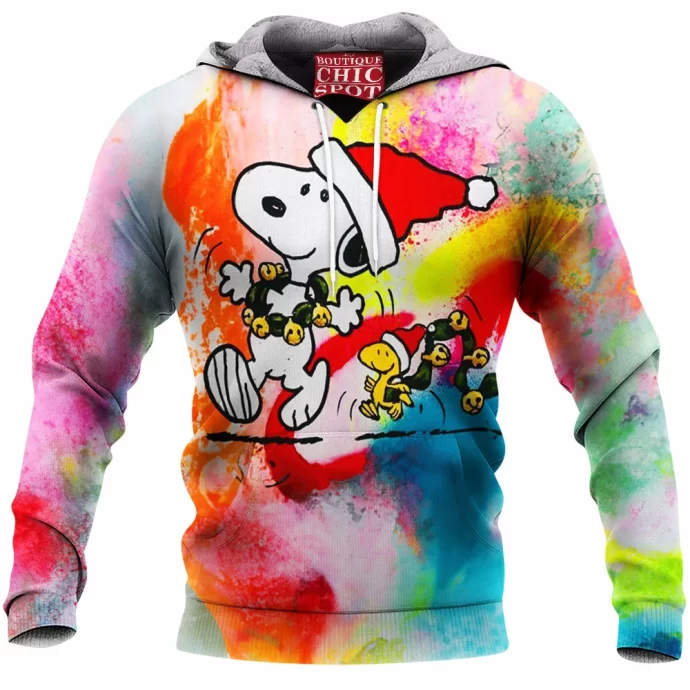 Snoopy and Woodstock Fleece Hoodie