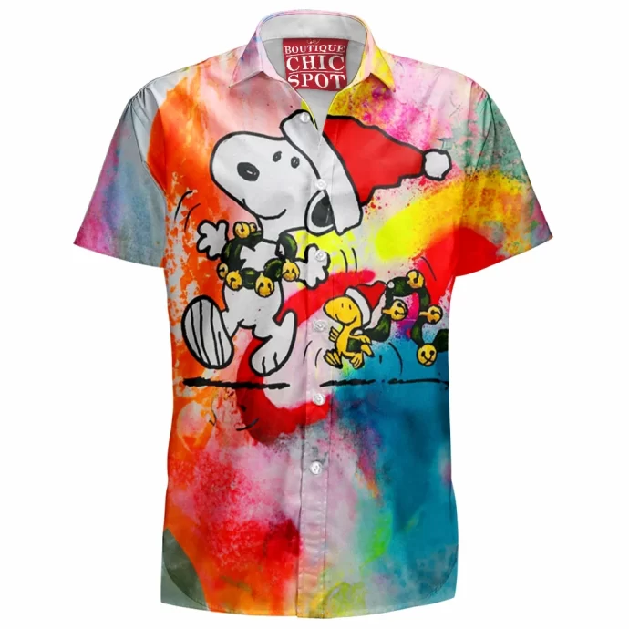 Snoopy and Woodstock Hawaiian Shirt