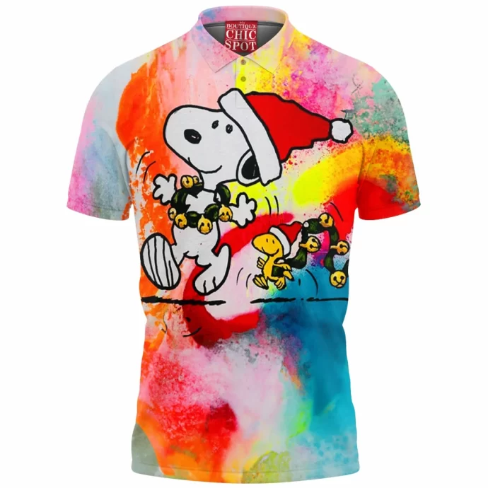 Snoopy and Woodstock Polo Shirt