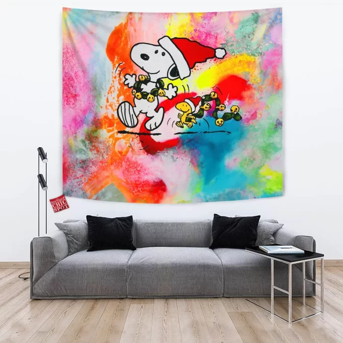 Snoopy and Woodstock Tapestry