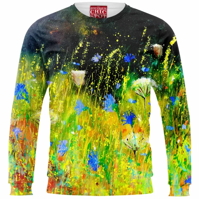 Wild Summer Flowers Sweatshirt