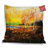 Autumn light in the Wood Pillow Cover
