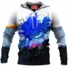Abstract Fleece-Hoodie