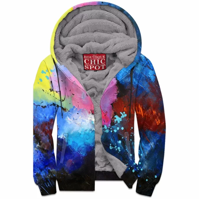 Hidden Light Zip Fleece Hoodie