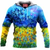 Abstract Fleece-Hoodie