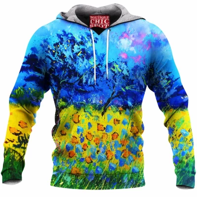 Abstract Fleece-Hoodie