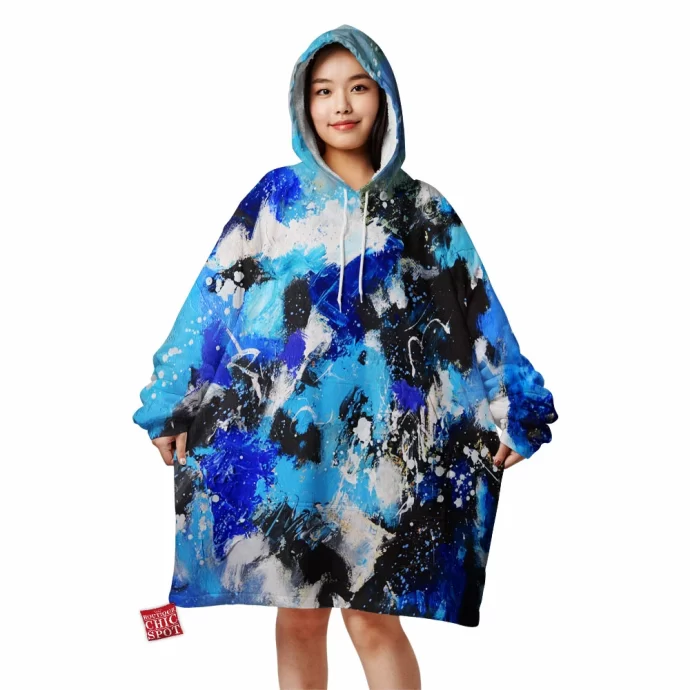 Happy Blue Blanket Hoodie