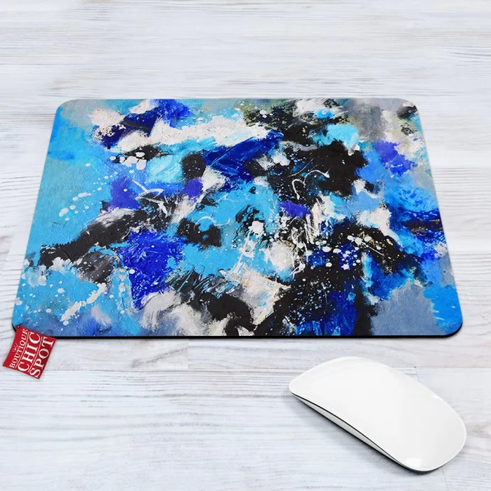 Happy Blue Mouse Pad