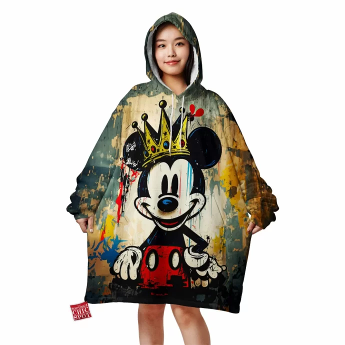 King Mickey Mouse Blanket Hoodie