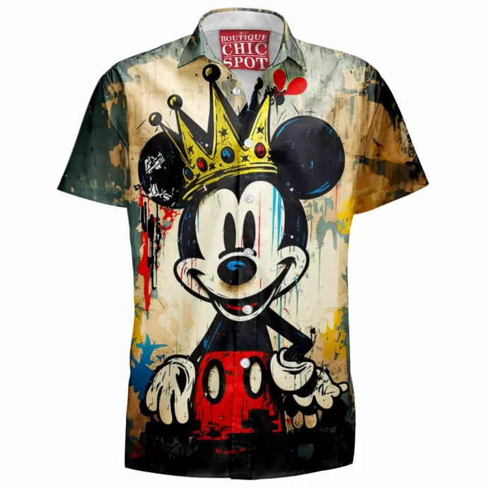 King Mickey Mouse Hawaiian Shirt