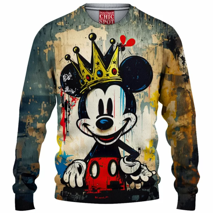 King Mickey Mouse Knitted Sweater