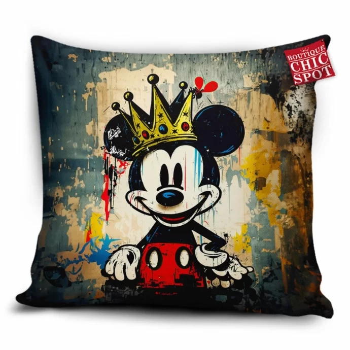 King Mickey Mouse Pillow Cover