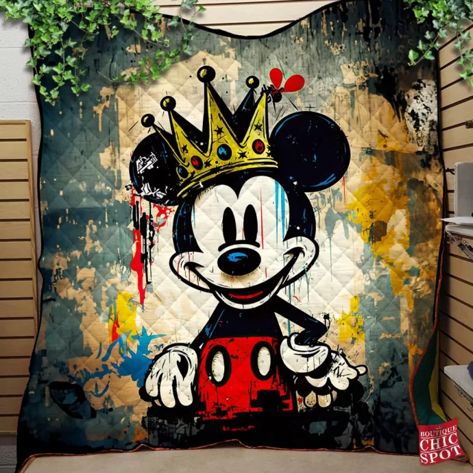 King Mickey Mouse Quilt Blanket