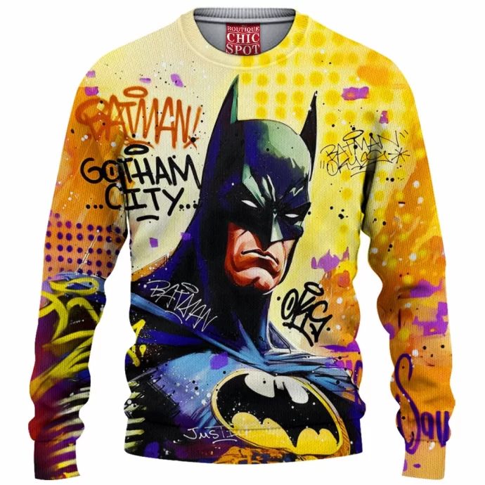 Batman Vintage Knitted Sweater