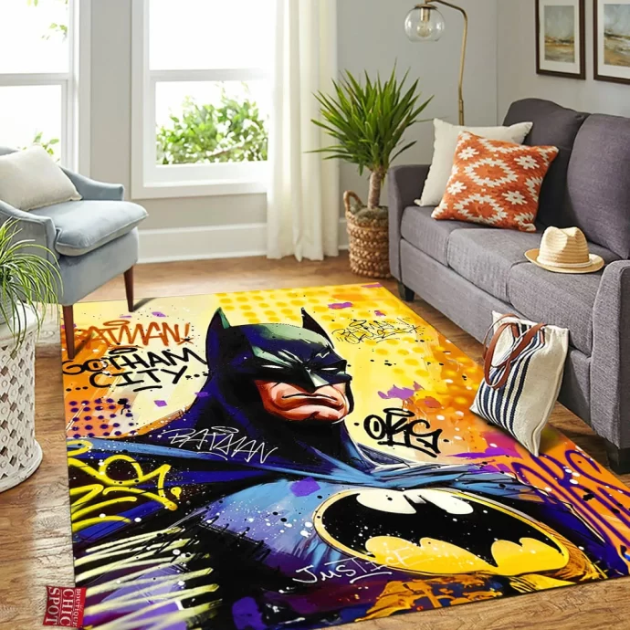 Batman Vintage Rectangle Rug