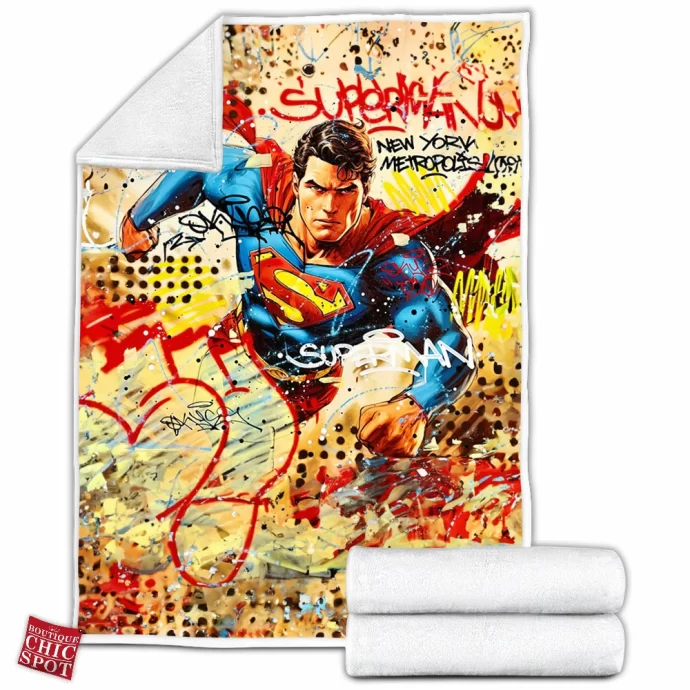 Superman Vintage Fleece Blanket