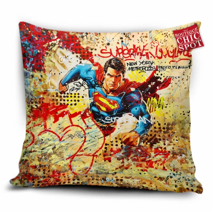 Superman Vintage Pillow Cover