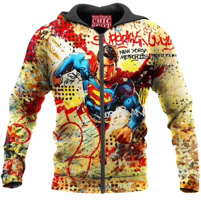 Superman Vintage Zip Hoodie