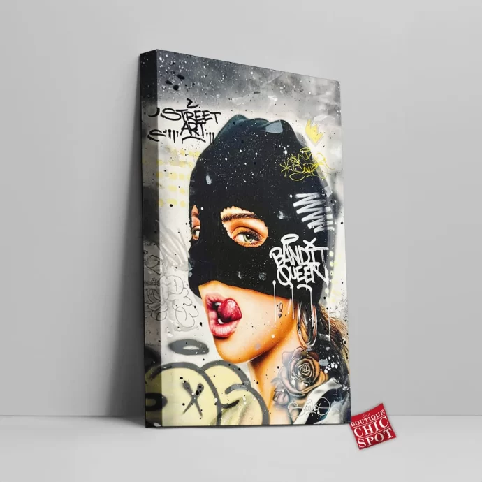 Bit Queen Canvas Wall Art