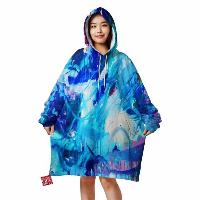 Blue Escape Blanket Hoodie