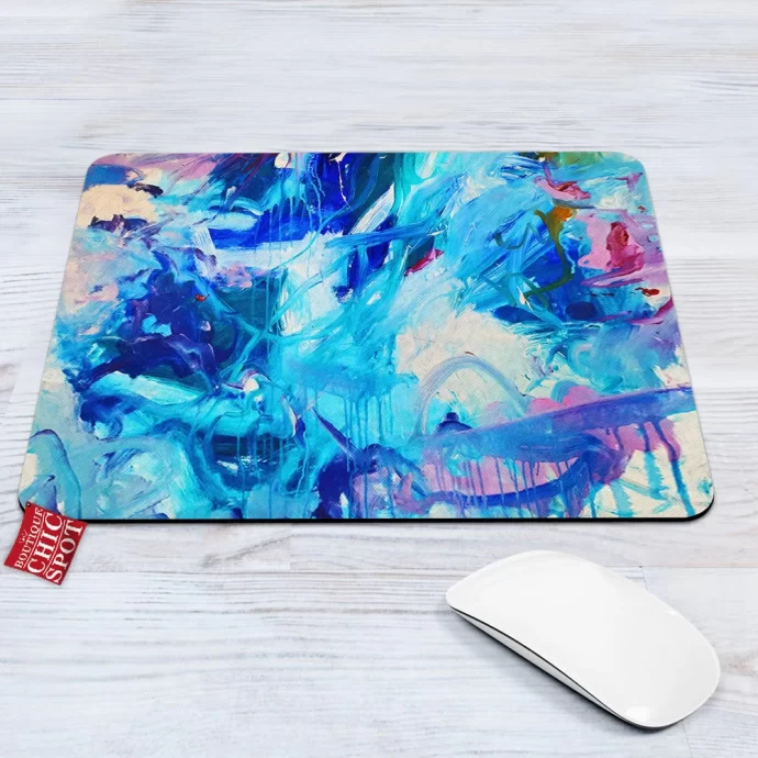 Blue Escape Mouse Pad